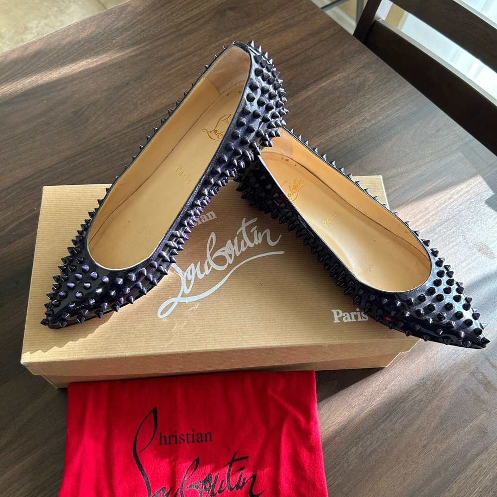 Christian Louboutin Spike Flats
